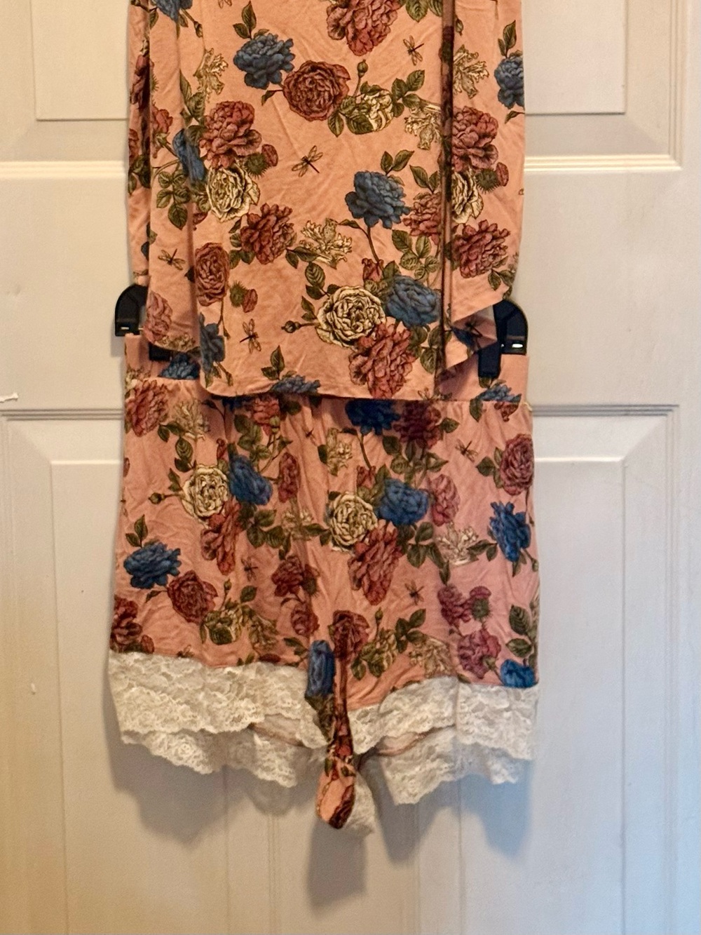 Torrid and Outlander Floral Lace Trim Pink Cami & Short Sleep Set 2X - Picture 7 of 12